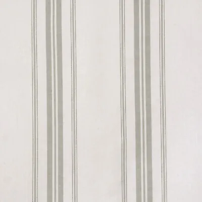 Troyes Stripe Sage Fabric | Multistripe | Grain Sack Style | Curtains Upholstery • £1.79