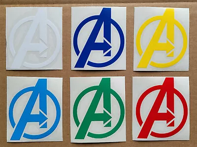 Avengers  A  Decal Vinyl Sticker 3 Inches Tall Choose Your Color! Marvel Comics • $2.85