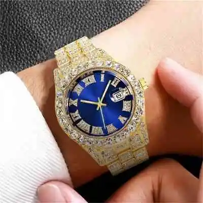 Mens Diamond Watch • $34.95