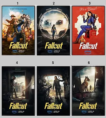 Fallout 2024 Movie Poster Movie Art Poster Wall Art Prints Room Decors Film • $14.99