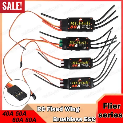 Brushless ESC 40A 50A 60A 80A With UBEC For Quadcopter Aircraft Model Fixed Wing • $16.59