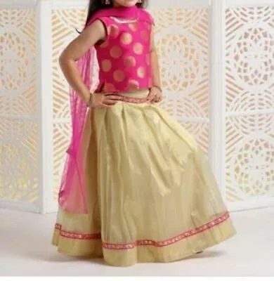  Designer Pink Lehenga Choli Set Readymade Ehenga Ethnic Lehenga Choli • $31.68