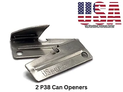 P38 & P51 Can Opener Original Military Issue John Wayne US Shelby Co USA Made • $5.49