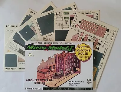 Micromodel Doctor Johnson's House ARC II Micro New Models Card Model Kit • £6.75
