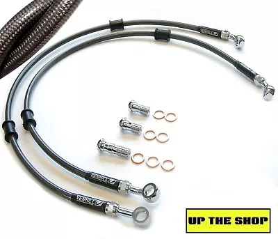 YAMAHA XJ550 1981-85 VENHILL Stainless Steel Braided Brake Lines Hoses Race • $79.56