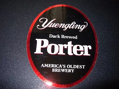 YUENGLING BREWERY Dark Brewed Porter STICKER Decal Craft Beer Brewing Yeungling • $2.99