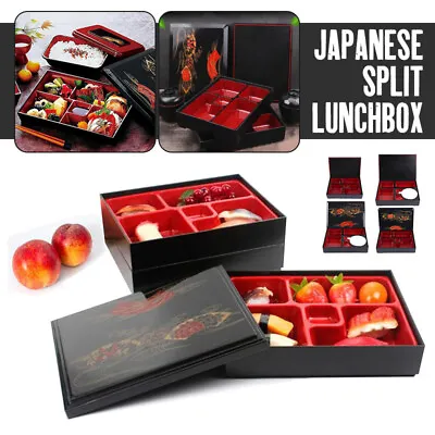 Vintage Japanese Bento Box Lunch Box Rice Sushi Catering Food Storage Container • $61.64