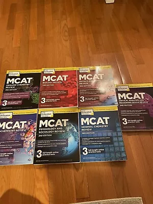 $35 • Buy MCAT Review Books Set Of 7