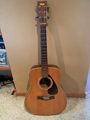 Vintage Yamaha FG 335 6 String Acoustic Guitar • $175