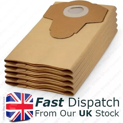 £8.85 • Buy 5 Bags For DRAPER 20515 Wet & Dry Vacuum Cleaner Strong Hoover Dust Bag