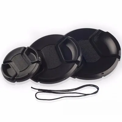 $6 • Buy Center Pinch Lens Cap Cover 37-95mm Universal For Canon/Nikon/Sony Cameras