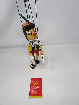 Vintage Handcrafted String Puppet Pinocchio 15 Inches                      #2 B5 • £5.95