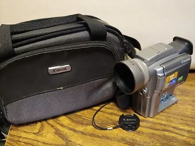 Canon Optura 200MC Mini DV Camcorder 10x Zoom W/Strap & Lens Cap And Case Works • $69.99