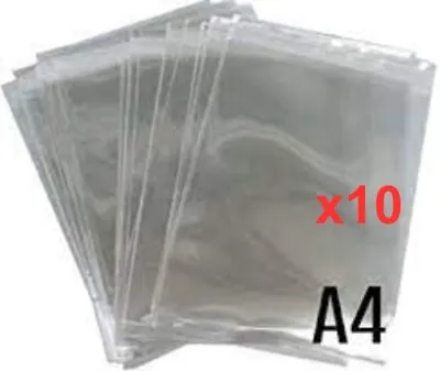£2.50 • Buy Comic Bags A4 2000AD Magazine Large Polythene Sleeves X10