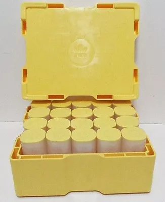 (10) Silver Maple Leaf Coin Tube (Empty) -Yellow Cap - 10 Tubes From Monster Box • $48.95