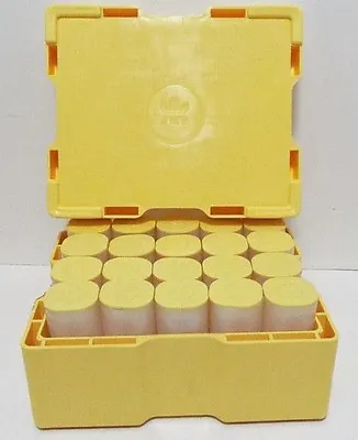 (2) Silver Maple Leaf Coin Tube (Empty) -Yellow Cap - 2 Tubes From Monster Box💥 • $13.95