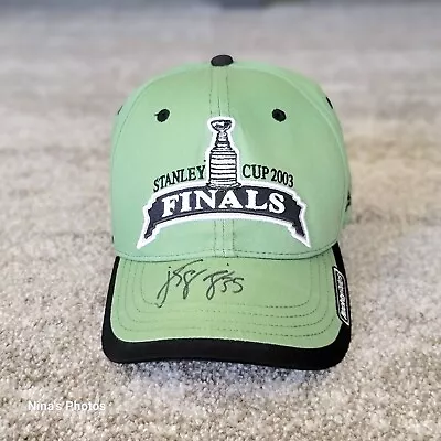 2003 Autographed Hat Jean Sebastien Giguere MVP Stanley Cup Finals Mighty Ducks • $205.14