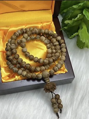 Indonesia Agarwood Prayer Meditation Bracelet/Necklace 7MM Bead • $550
