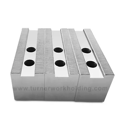 Steel Soft Jaws For 8  Chuck (Kitagawa Samchully) Flat Height 2  - 3pc Set • $39.99