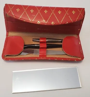 Vintage Revlon Red & Gold 4 Piece Manicure Grooming Set Tool Kit  • $15.99