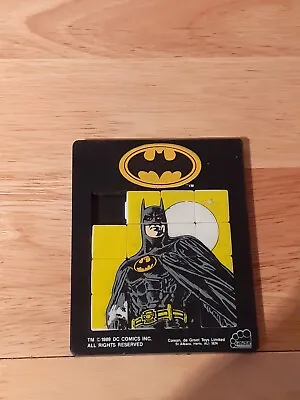 1989 Michael Keaton Batman Movie DC Comics Batman Sliding Puzzle  • £10