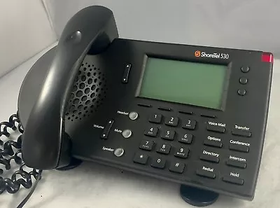 ShoreTel 530 Business Phone System 3 Line Set W/ Handset Main Unit Base & Cord • $34.99