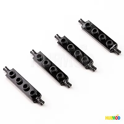 Lot Of 4 LEGO 2926 Plate Modified 1x4 W/ Wheels Holder Axles Black Car Truck NEW • $3.06