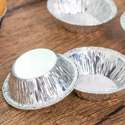 £6.55 • Buy 100*Egg Tart Mold Disposable Foil Trays Muffin Cases Egg Tart Tins Mince Pie Set