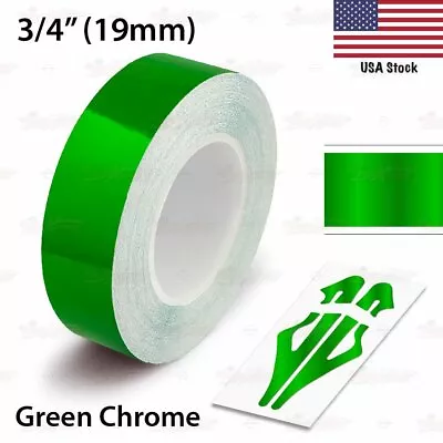 3/4  Roll Vinyl Pinstriping Pin Stripe Solid Line Car Tape Decal Stickers 19mm • $10.95