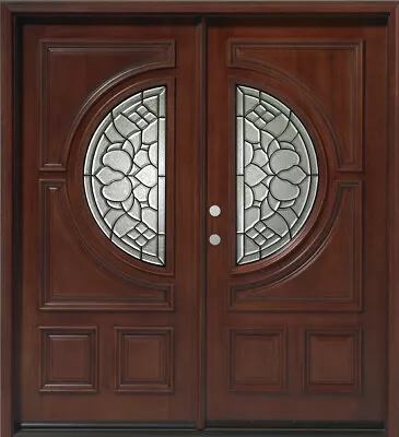 Memorial Day Sale!!!!!!Solid Wood Mahogany Door Pre-hung&Finished DMH7587-6 • $3250