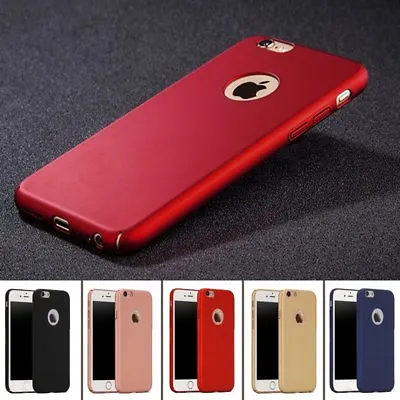 Protective 360 Shockproof Case Cover For IPhone 5/5s Front And Back+Tempered • £2.71