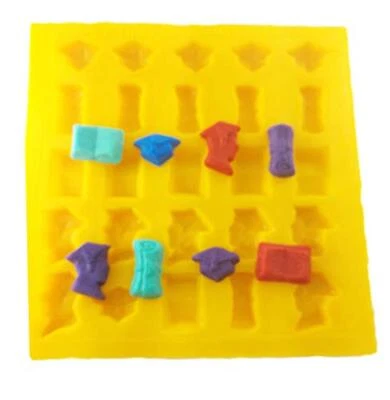 $38.68 • Buy Flexible Molds - Graduation 25 Cavity - Cream Cheese Mint Molds - Candy Melts...