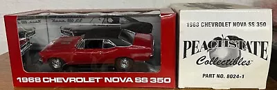 1968 Chevrolet Chevy Nova SS L48 350 RED Peachstate 1:18 1 Of 467! RARE • $150