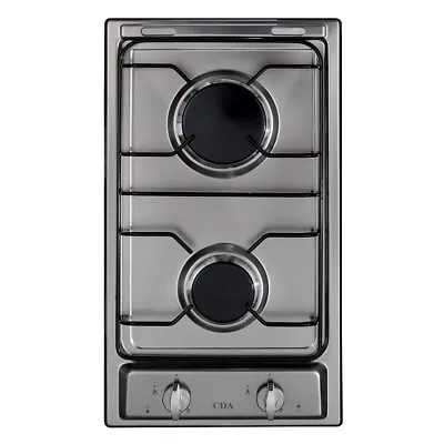 CDA Kitchen Two Burner Domino Gas Hob Stainless Steel HCG302SS • £169