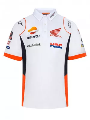 Official Repsol Honda Team White Polo Shirt - 20 18503 • £59.99