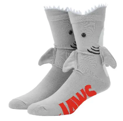 Jaws Shark Bite Me Crew Socks • $12