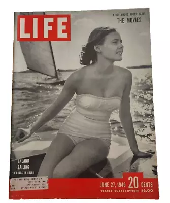 June 27 1949 LIFE Magazine Complete W/ 40s Ads Pics History Ad FREE SHIPPING • $27