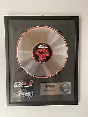 £400 • Buy Robbie Williams, Live At Knebworth, Platinum Disc, In Frame, Limited Edition
