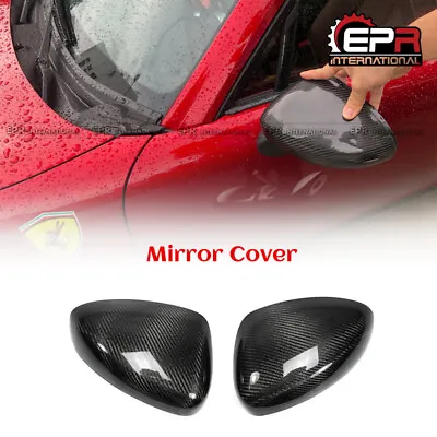 For Mazda MX5 ND Miata ND5RC Side Rearview Mirror Stick Cover 2Pcs Carbon Fiber • $174.38