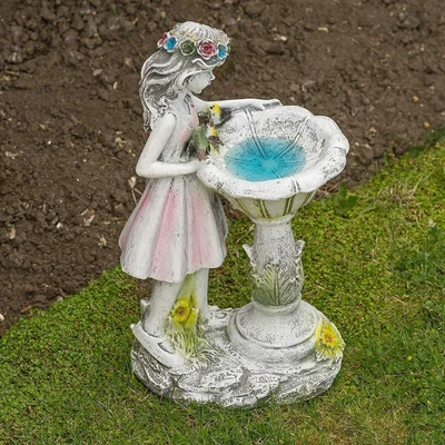 £13.95 • Buy Garden Ornament Solar Powered Garden Angel Fairy Statue Home Decor Figurine