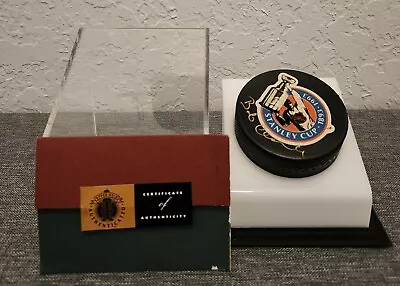 Bobby Clarke Signed 100th Anniversary Stanley Cup Puck *Upper Deck COA* • $35