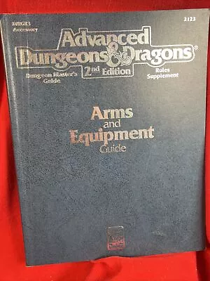 Arms And Equipment Guide Advanced Dungeons & Dragons 2nd Ed. DMGR3 2123 TSR 1991 • $20