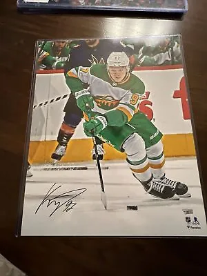 Kirill Kaprizov Signed Wild Reverse NHL  Retro Jersey 16x20 Photo Fanatics • $215