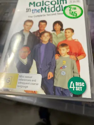 Malcolm In The Middle: Complete Second Season 2 Sitcom TV Series RARE 4-DVD Set • $21.73