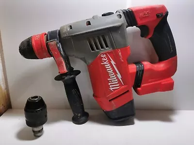 Milwaukee M18 Chpx Brushless Rotary Hammer Drill And Chuck Ref 0125 • £134.99