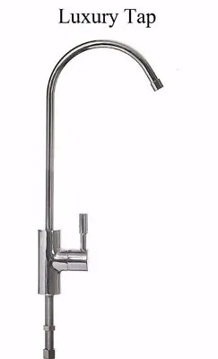 £22.90 • Buy Luxury Chrome Or Brushed Steel Faucet Tap For Drinking Water Filter 1/4  