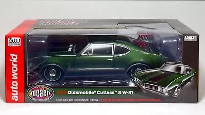 Auto World American Muscle 1271 1/18 Scale 1969 Olds Cutlass S W-31 Diecast • $105.99