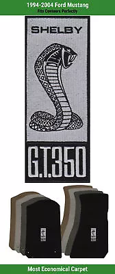 Lloyd Velourtex Front Mats For '94-04 Mustang W/Shelby Cobra Snake W/ Silver G.T • $138.99