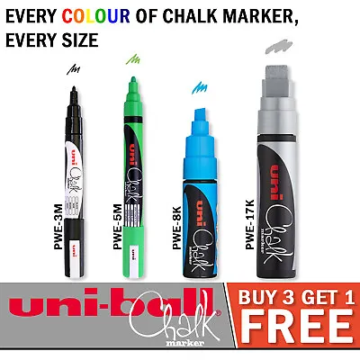 Uni Chalk Marker Pen Paint Art Blackboard Blackboard Kitchen Glass Plastic Pens • £3.59