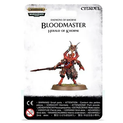 40k Bloodmaster Chaos Daemons Herald Of Khorne Warhammer NoS • $19.99